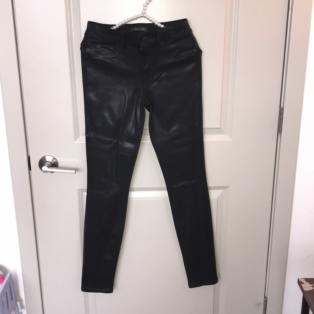 Waxy jean leggings